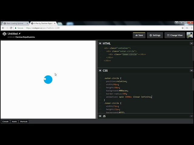 Easily Design Loading Animation using HTML & CSS