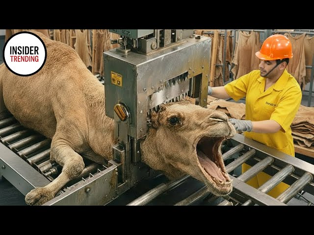Inside The Camel Factory: Amazing Modern Camel Farming High Tech Solar Powered Camel Dairy