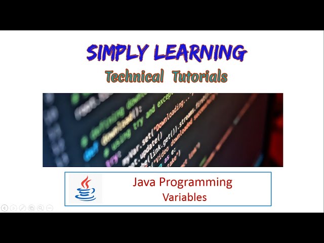 Variables in Java