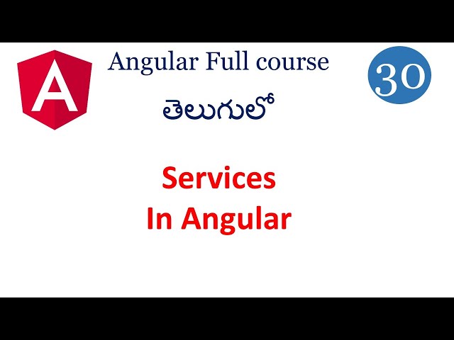 Services in Angular |Angular Services in telugu | Dependency Injection in angular |Angular tutorials