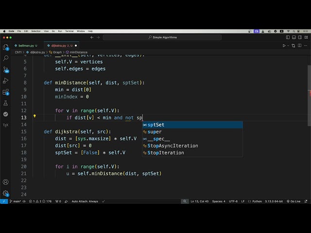 Implementing Dijkstra's Algorithm in Python