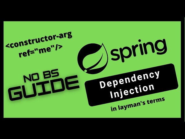 What is dependency injection in spring in simple words