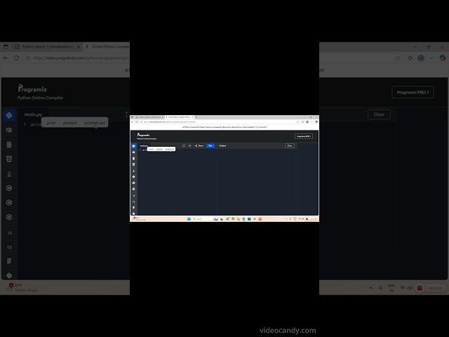 Python Programming | Lesson-01