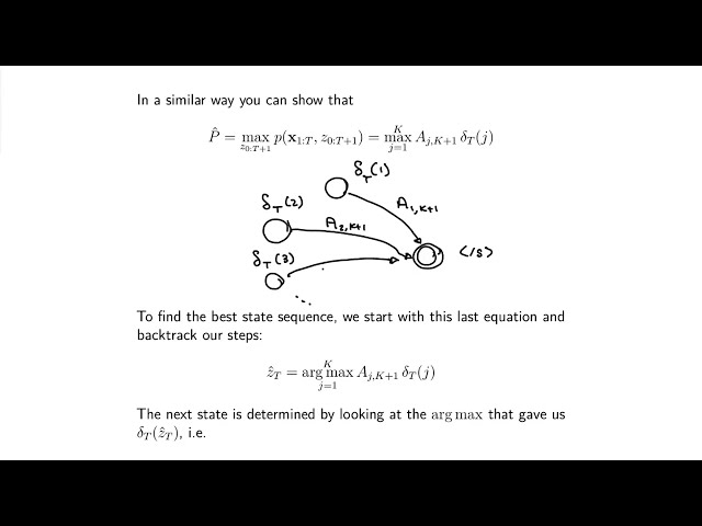 The Viterbi algorithm for HMMs (NLP817 5.4)