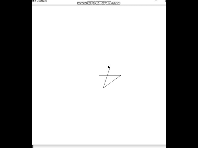 Python Turtle - Draw a star⭐
