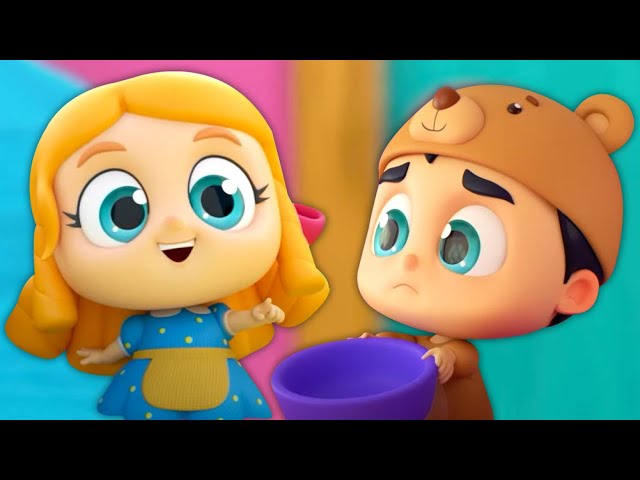 Goldilocks And The Three Bears - Kids Cartoon Story & Animated Video