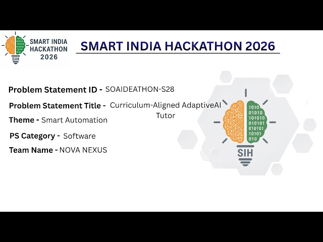 CONCEPTA ai-tutor by team NOVA NEXUS for SOA IDEATHON 2026 #SOAIdeathon2026
