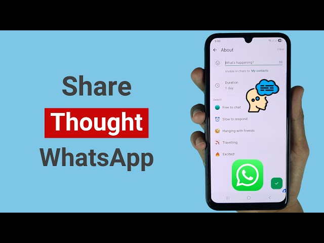 How to Share Your Thought on WhatsApp