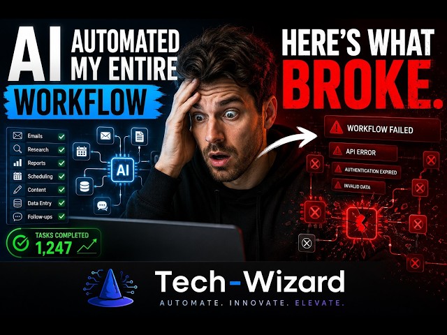 I Automated My Entire Workflow With AI — Here’s What Broke