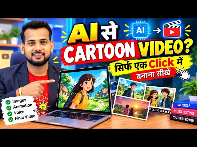 Ai se Cartoon Video Kaise Banaye | Step-by-Step Guide (2026) | ai video kaise banaye | cartoon🔥