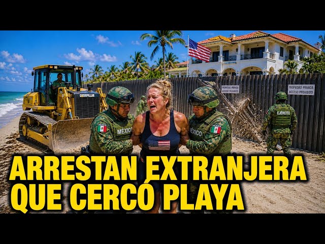 Foreigner who fenced off beach in Mexico arrested