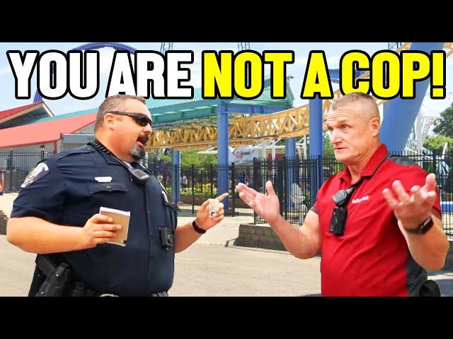 Cops DEFEND Citizen From Corrupt Security Guards!