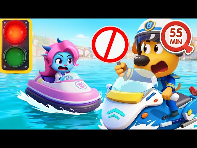 La Importancia del Semáforo🚦55MIN de Dibujos Animados 🔍Sheriff Labrador en Español