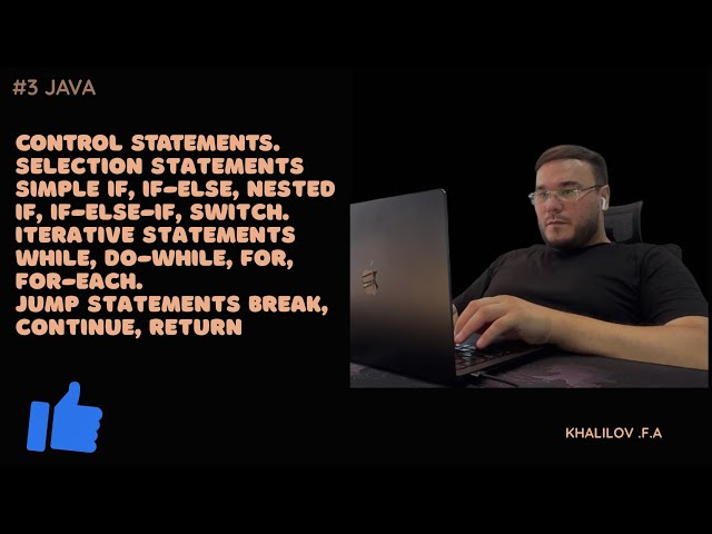 Control Statements 3 . 1.​Selection Statements  2.Iterative Statements           3. Jump Statements