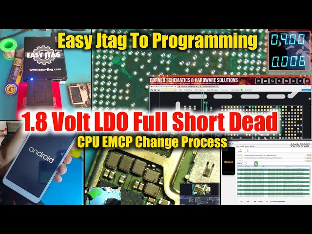 1.8 Volt LDO Full Short | CPU Dead EMMC Change Process