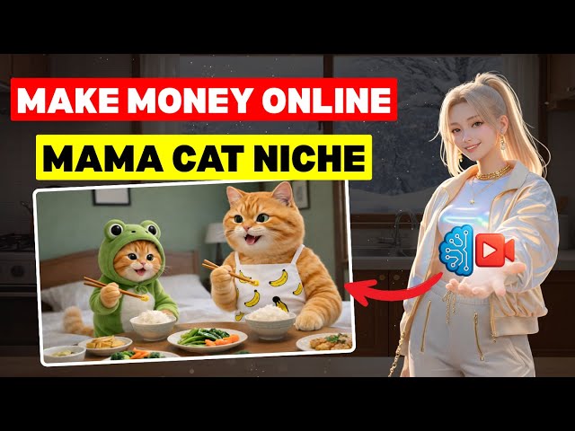 How I Made $5,000 with the AI Mama Cat Niche | Step-by-Step for Beginners