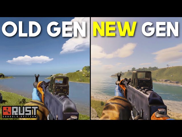 Looks Better then PC Rust? NEW Gen VS OLD Gen Rust Console Comparison
