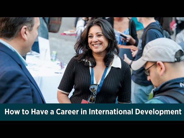 How to a Have Career in International Development | Fatema Z. Sumar
