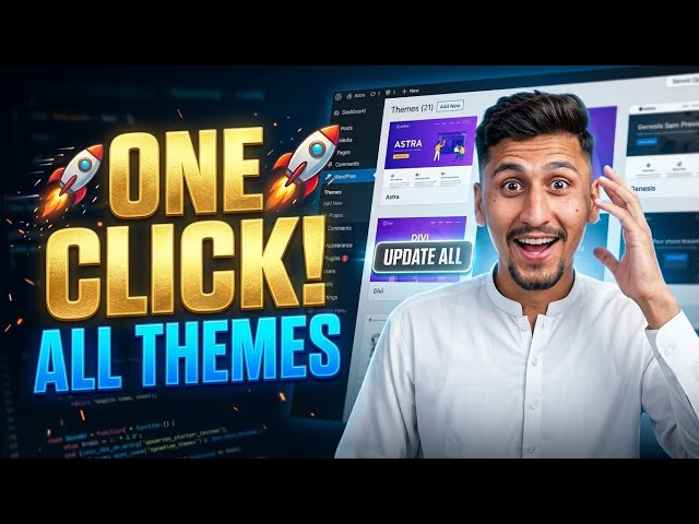 How to Update All WordPress Themes in One Click (Fast & Easy!) 🚀
