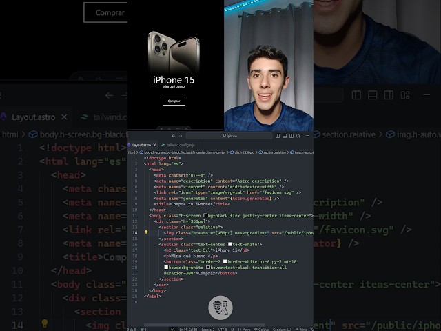Usando Tailwind CSS en un diseño rápido #informatica #tailwind #css #html#software #web#dev#frontend