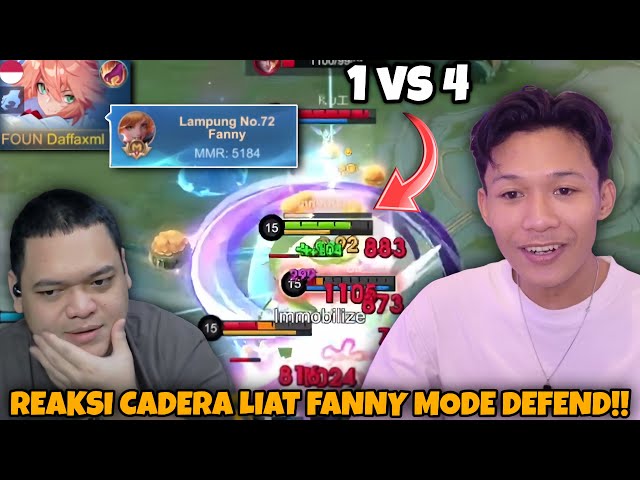 ORDER MABAR CADERA !! FANNY GUA GENDONG TEAM CADERA SAMPAI KAGUM !! - Mobile Legends