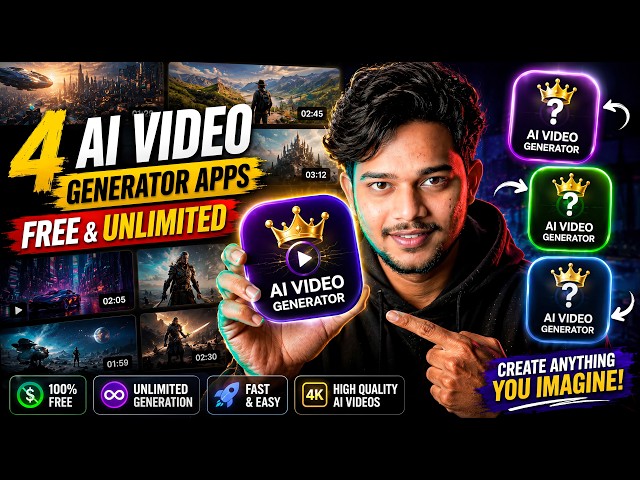 Create Unlimited FREE AI Video Generator🔥BEST AI Video Generator | Text to Video AI Free
