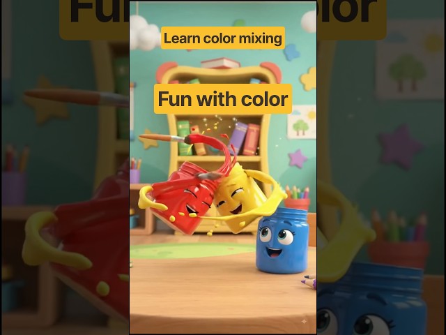 Fun Color Mixing| learn color mixing|
