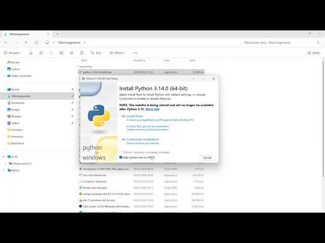 Comment installer Python sur Windows 11 | Installation propre et correcte