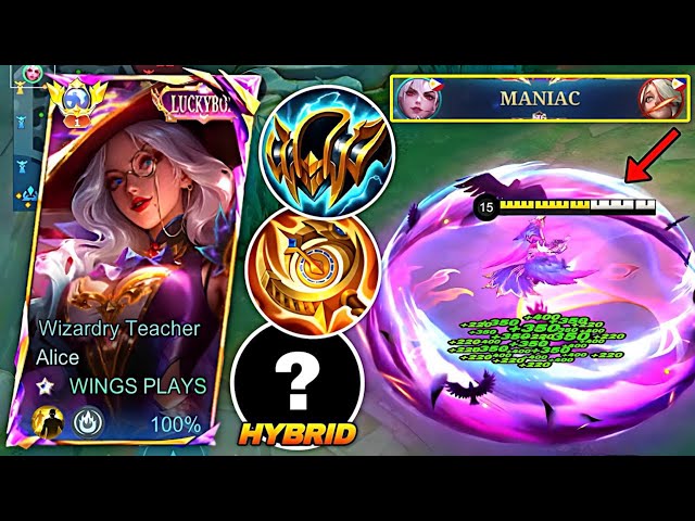 THIS ALICE BUILD HAS THE HIGHEST HEALING EVER! 💀 I GOT A MANIAC! | MLBB 2026