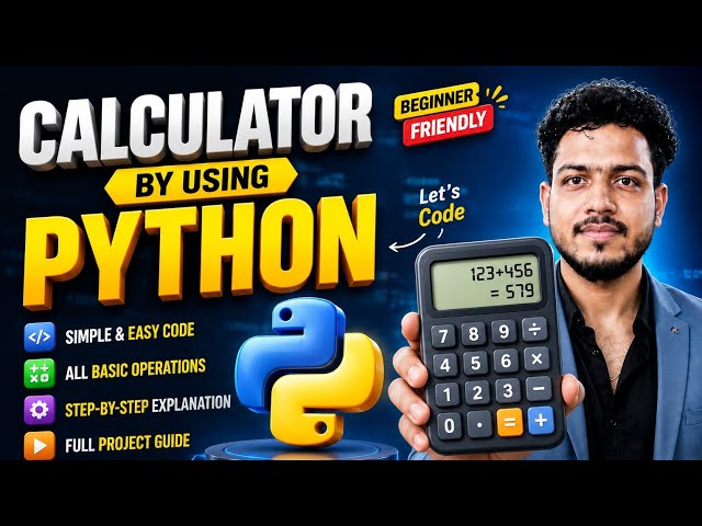 Calculator Using Python 🔥 Beginner Project