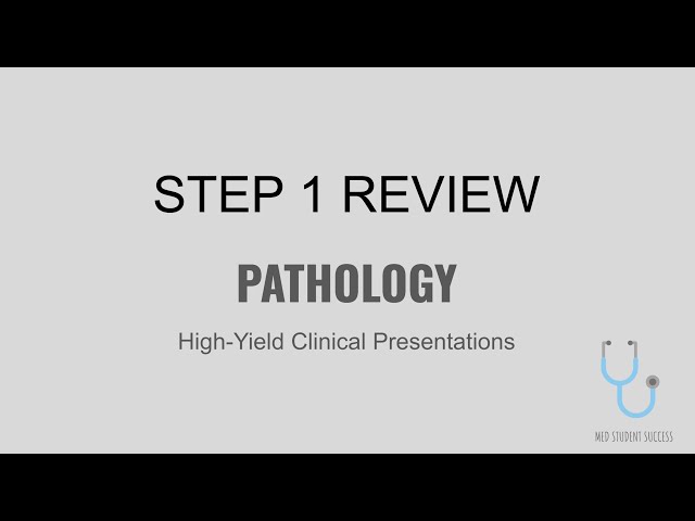 USMLE STEP 1 HIGH YIELD PATHOLOGY | PATH | MED STUDENT SUCCESS
