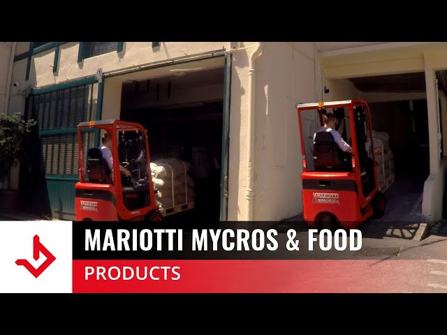 Compact electric forklifts | Mariotti Mycros & Food