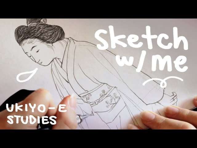 sketchbook session | ukiyo-e studies