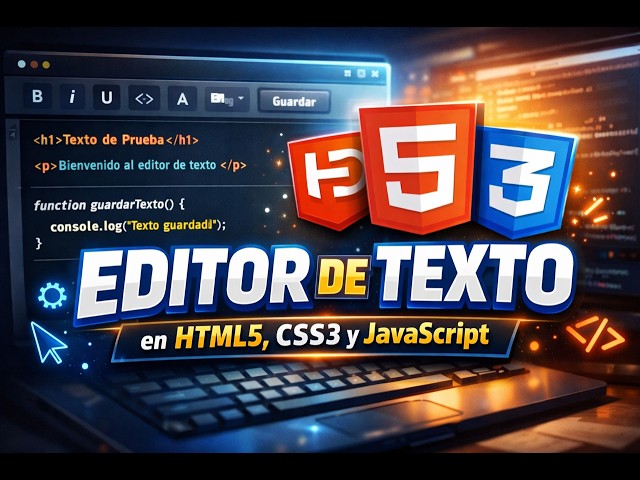Editor de Texto en Html5, Css y JavaScript #html #css #javascript #programming