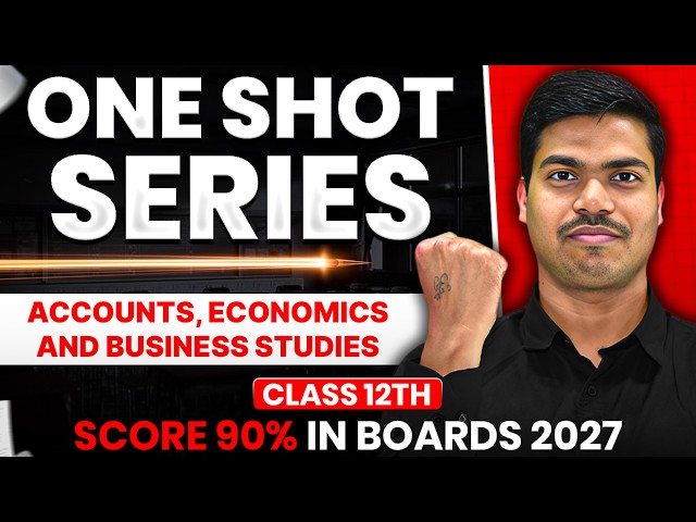 BIGGEST SERIES FOR CLASS 12 COMMERCE STUDENTS 🚨ANNOUNCED | Target 90% in Class 12 Board Exam 2027