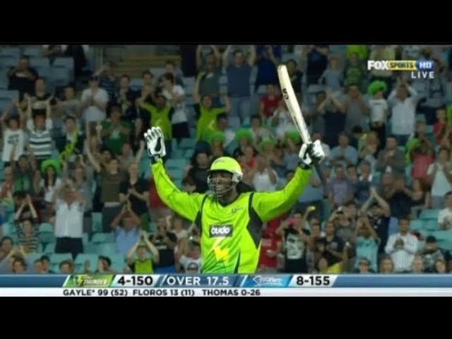 Chris Gayle 100*(54) vs Adelaide Strikers. | BBL 2011/12 | Incredible Striking by the Big Man *HD*