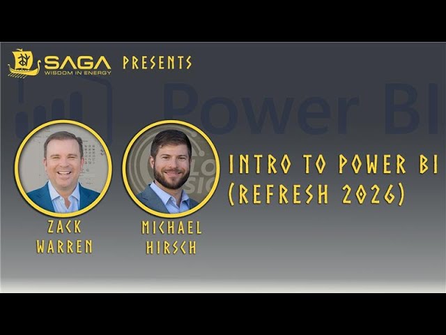 SAGA Wisdom Presents - Introduction To Power BI - (2025 Update) by Zack Warren and Michael Hirsch
