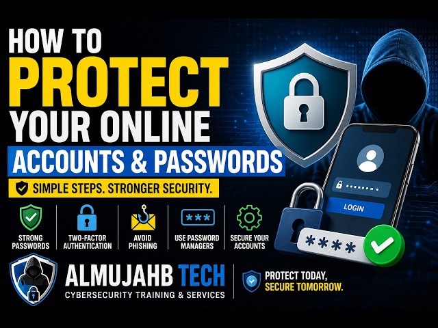 How to Protect Your Online Accounts & Passwords | Cybersecurity Tips Everyone Should Know