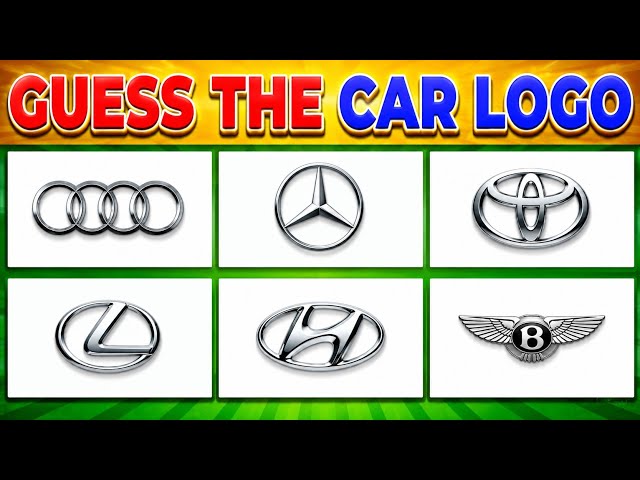 20 Famous Car Logos You Should Know🚗 | Guess the Logo Quiz | QuizVerse