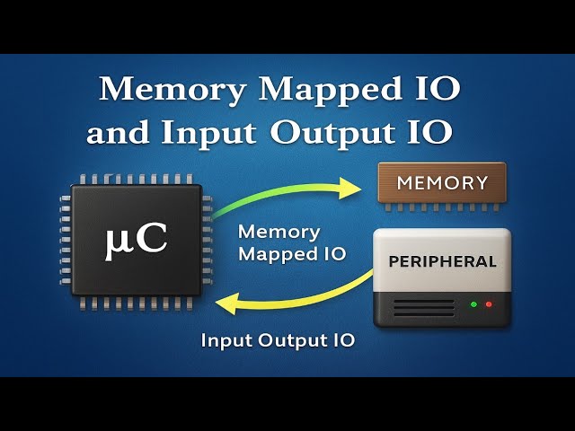 Memory Mapped IO | IO Mapped IO | Memory mapped | IO mapped 