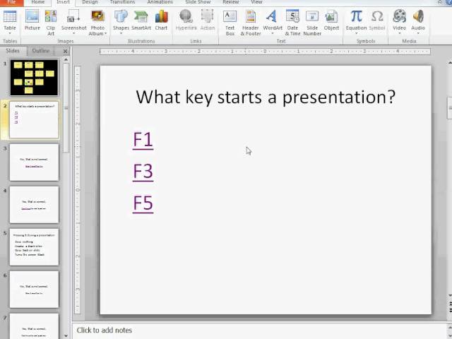 Non-Linear PowerPoint Tutorial
