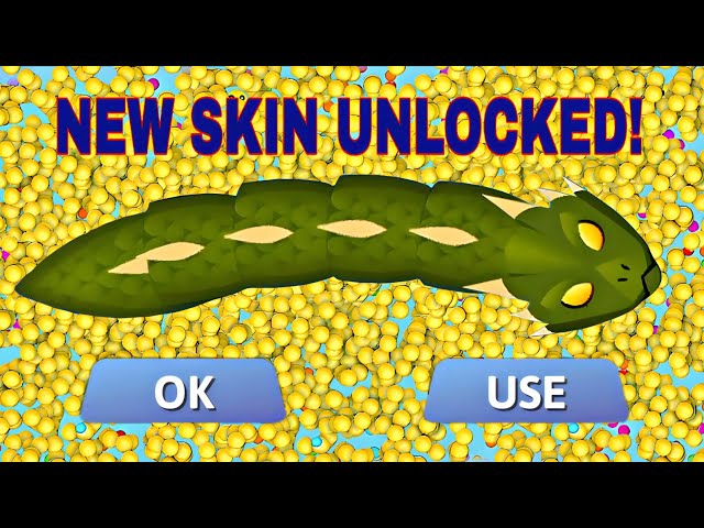 SNAKE IO 🐍 NEW SKIN UNLOCKED SYLVAN SNAKE SKIN EPIC SNAKEIO GAMEPLAY