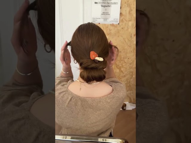 Easy Scrunchie Bun for Lazy Girls | Quick Going-Out #hairstyle #hairstyles #hairtutorial #hairtie