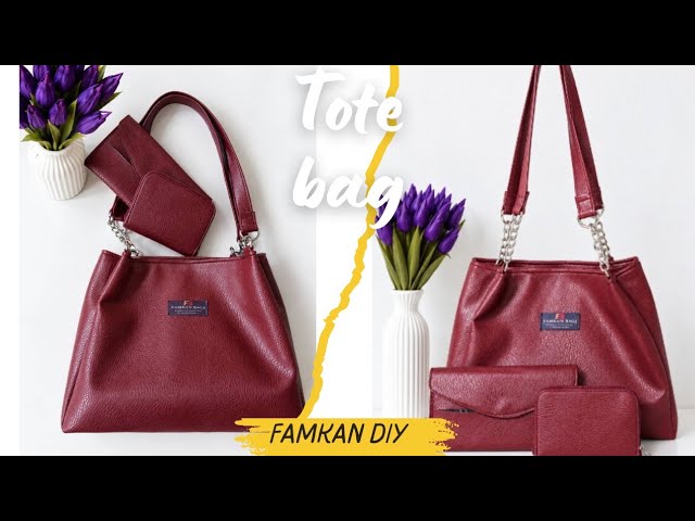 Diy tote bag  tutorial/ beginner friendly 