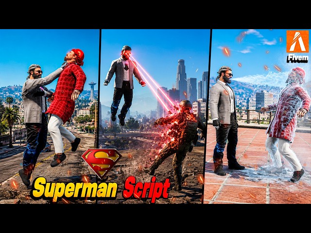 SUPERMAN  SCRIPT FIVEM [ESX & QBCore/QBOX]