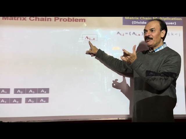 Matrix Chain Problem - Divide and conquer
