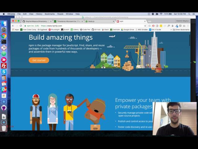 Node & NPM Introduction -- Free Code Camp -- Timestamp Microservice