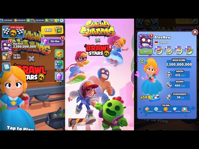 Subway Surfers | Brawl Stars 2025 | Everything unlocked 