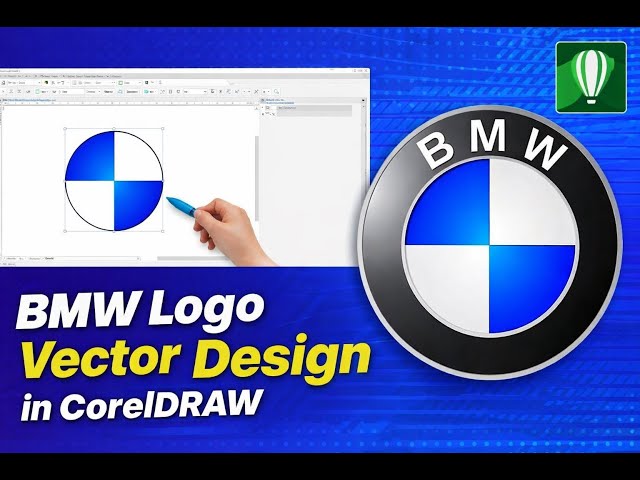 BMW Logo Vector Design in CorelDRAW | Hindi Tutorial