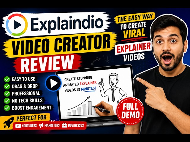Explaindio Video Creator Review – The Easy Way To Create Viral Explainer Videos